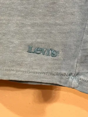 Levi's Women's Short Sleeve Light Blue Tee Shirt - Size Small thumbnail 10
