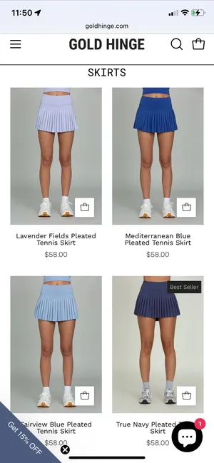 Gold Hinge Gold Skirt thumbnail 4