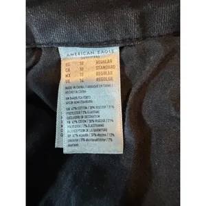 American Eagle Curvy Hi-Rise Jegging Black Skinny Jeans Womens 10 Regular thumbnail 6