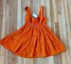 Urban Outfitters NWT Hailey Tiered Mini Dress - L thumbnail 6
