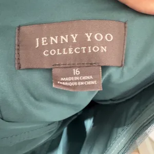3283 | Jenny Yoo Annabelle Convertible Tulle Gown Vintage Teal Women 16 thumbnail 12