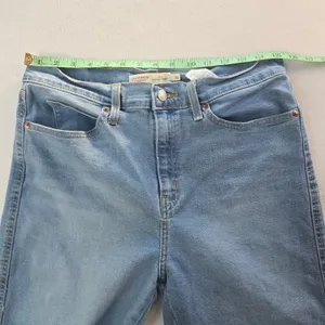 Levi Strauss Signature Vintage High‎ Rise Straight Jeans Blue Womens Size 10 W30 thumbnail 6