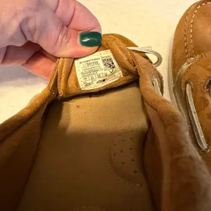 Sperry Women’s Suede Boat Shoes Tan Leather Lace Loafers Size 6 thumbnail 5