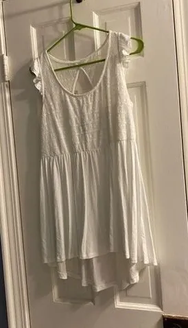 Torrid white tank lace top size 0 thumbnail 1
