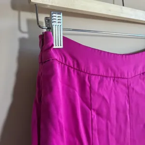 Adore Wide Leg Palazzo Pants S Magenta Pink Womens High Waisted Pockets thumbnail 3