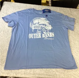 Ford Outer Banks Bronco Graphic T-Shirt Blue XXL New 16478‎ Short Sleeve Cotton. thumbnail 1