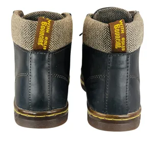 Dr. Martens Nalli‎ Brown Leather Ankle Boots Womens 6 UK4 EU37 Herringbone Lace thumbnail 5