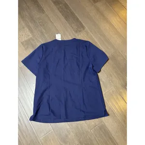 Figs Scrub Top Womens Medium Casma Three Pocket Technical Collection Navy Blue‎ thumbnail 3