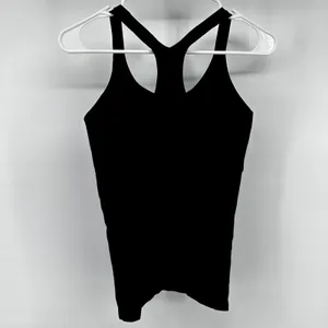 Lululemon Ebb To Street Tank Racerback Seamless Slim Wicking Lycra Black 6 thumbnail 5