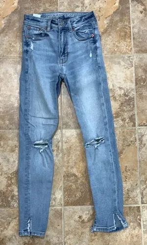 American Eagle High Rise Jegging Jeans 00 Short thumbnail 1