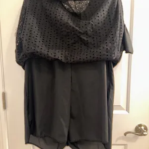 Romper dress with shorts and pockets Black Size XL thumbnail 3