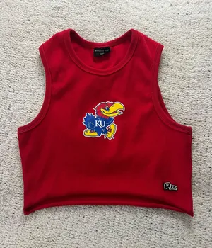 Tank Crop Top Red thumbnail 1