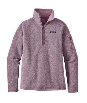 Patagonia Women's Better Sweater 1/4- Zip purple Large thumbnail 1