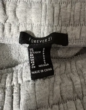 Forever 21 Grey Jogger Sweatpants  thumbnail 3
