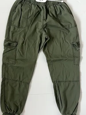 Abercrombie & Fitch Olive Green Cargo Jogger Pants Size M Utility Y2K thumbnail 6