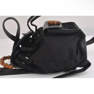 Gucci Black Backpack with Bamboo Handle thumbnail 5