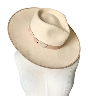 Lack of Color Ivory Rancher 100% Australian Wool Felt Fedora Hat Size Small thumbnail 1