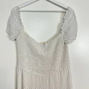 REFORMATION Bambina Polka Dot Dress in Vanilla Size Large thumbnail 5