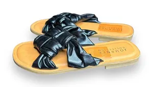 Journee Collection Women's Tru Comfort‎ Foam™ Kianna Sandal Brown/ Black Size 9 thumbnail 1