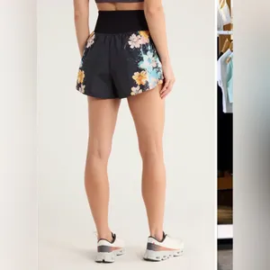 : Free People Movement Floral Running Shorts | High Rise 5” thumbnail 2