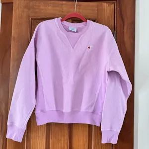 Champion Reverse Weave Crewneck Sweatshirt Women’s Medium Baby Pink Sweater thumbnail 1