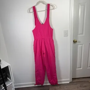 Skyr Vintage Pink Snow Bib Overalls Ski Outdoor Retro Winter NEW Womens Size 10 thumbnail 10