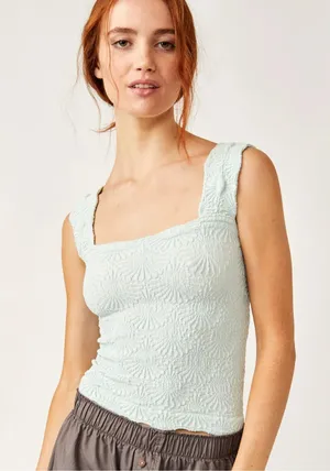 Free people love letter cami mist blue thumbnail 1