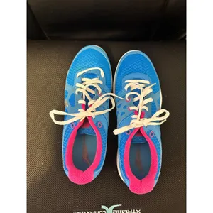 Nike Lunarlon‎ Running Shoes Blue Silver Hot Pink White 488164-400 Womens Sz 9 thumbnail 3