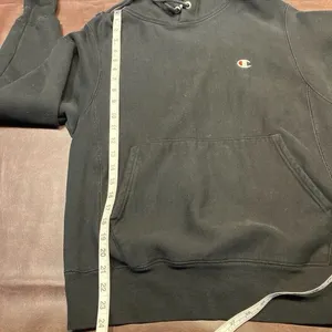 Champion Reverse Weave‎ Fleece Pullover Hoodie Black Womens Size Small Classic thumbnail 15