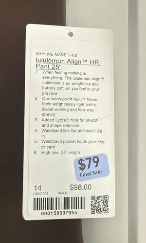 Lululemon Size 14 Align 25” HR Leggings thumbnail 6