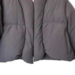 MY MUM MADE IT Bubble Open Puffer cropped gray Jacket Size S-M thumbnail 7
