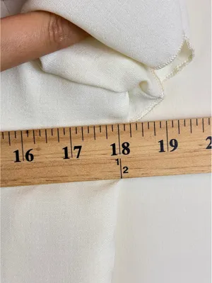 Show Me Your Mumu Ivory Tiered Babydoll Mini Dress XS V Neck Tie Back Bridal thumbnail 11