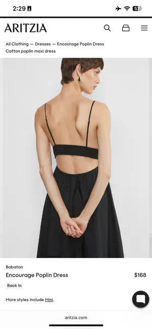 Aritzia Babaton Encourage Poplin Dress thumbnail 3