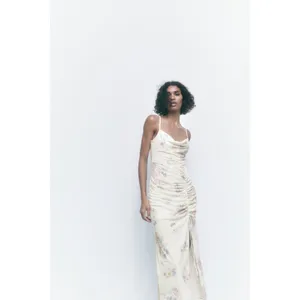 Zara Floral Ruched Dress‎ thumbnail 4
