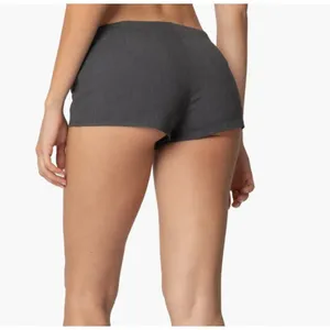 EDIKTED Allie Gray Zip Up Festival Rave Micro Shorts NWT Size S thumbnail 2