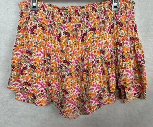 Wild Fable Floral Tiered Mini Skort thumbnail 1