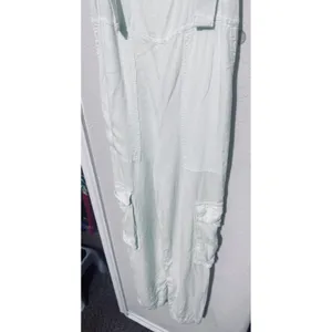 BDG Urban Outfitters Cargo Overalls Mint Green Utility Jumpsuit XS soft girl thumbnail 4