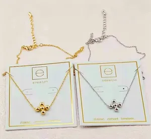 Enewton Cross Ball Necklace Gold Silver Color Dainty Layering Jewelry For Gift thumbnail 3