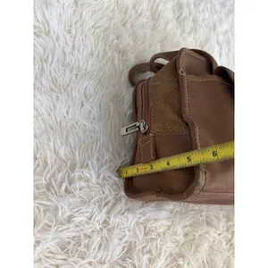Cole‎ Haan Leather Satchel Purse Handbag Top Handle Flap Closure Brown thumbnail 8