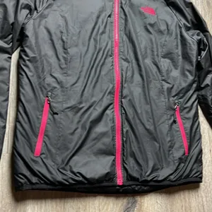 The North Face Black Jacket with Pink Accents thumbnail 3