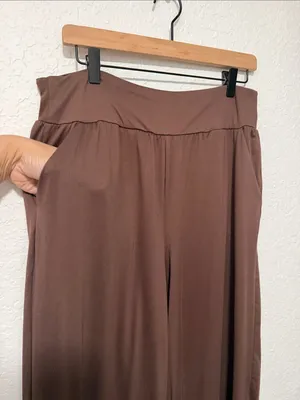 TORRID Wide Leg Brown Lounge Pants Size 1X thumbnail 6