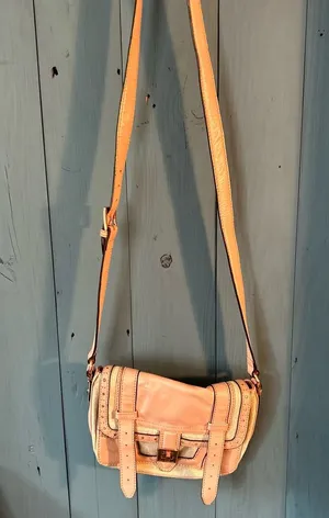 Sam Edelman Crossbody Bag/Purse (Beige/Pink) Small thumbnail 1