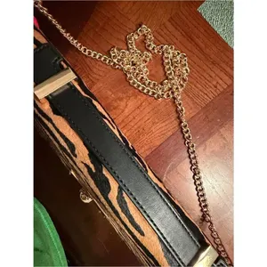 Aldo Tiger Print Brown & Black Top Handle/Crossbody Bag.NWOT thumbnail 10