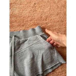 JoyLab Gray High Rise Raw Hem Sweat Shorts Women’s L Cotton Lounge thumbnail 3