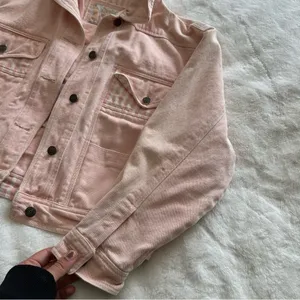 MBD by Bitterman Vintage 80s Pink Denim Jacket Size Medium thumbnail 7