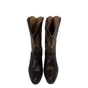Circle G Boots Womens‎ 6.5 Brown Exotic Lizard Skin Leather Western Cowboy Boho thumbnail 15