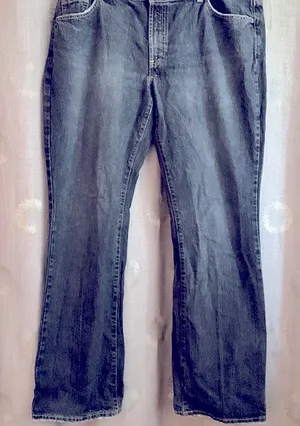Old Navy women’s boot cut jeans ultra low waist thumbnail 1