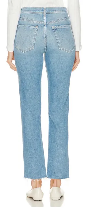 MOTHER Denim the tomcat ankle fray in color kitty corner thumbnail 2