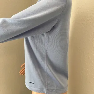 Patagonia Capilene Quarter Zip Neck light Blue Base Layer Long Sleeve Medium #79 thumbnail 12