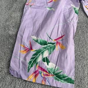 Banana Bay Trousers Pants Size Medium Palm Floral Pattern Resortwear Cropped USA thumbnail 12
